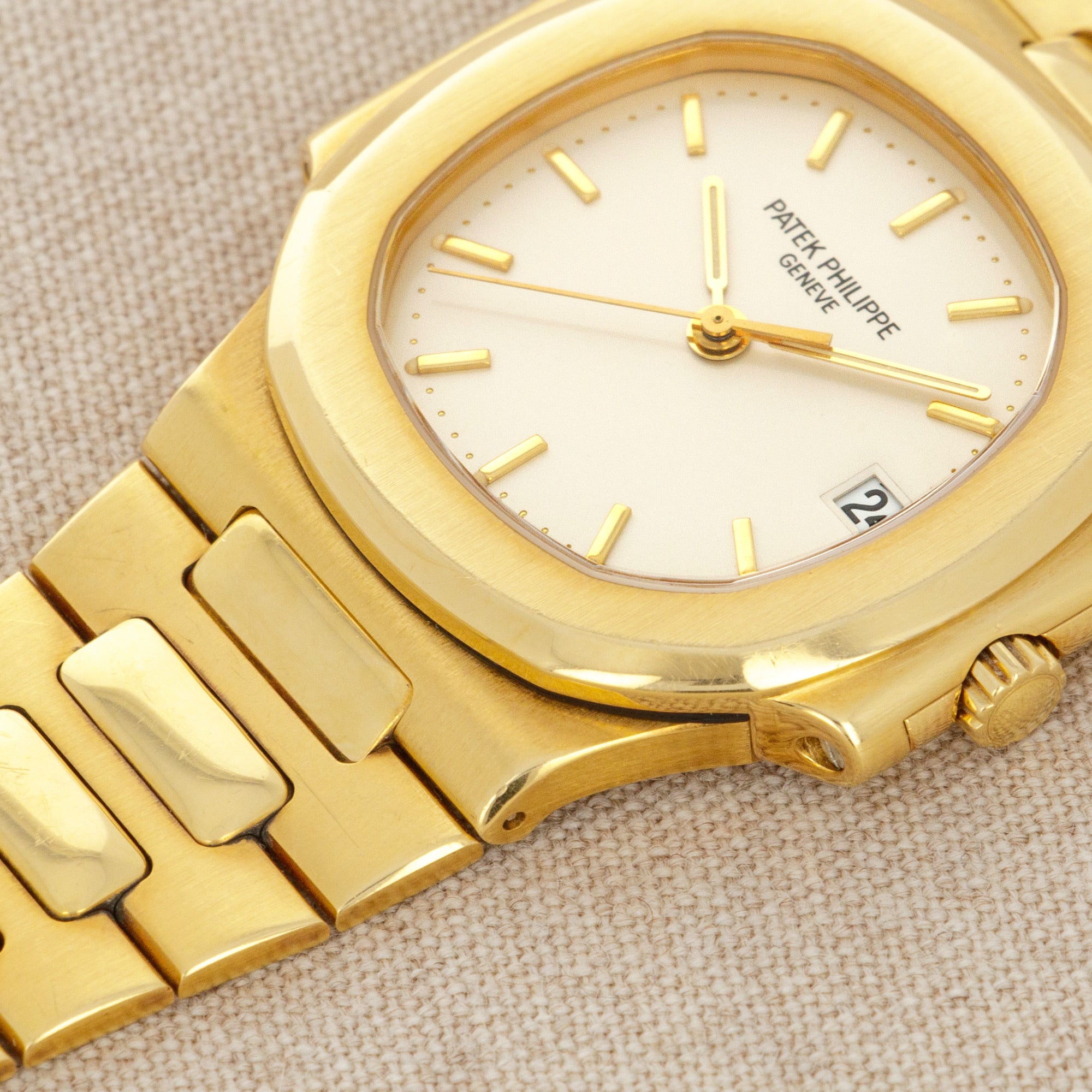 Patek Philippe Yellow Gold Nautilus Watch Ref. 3800
