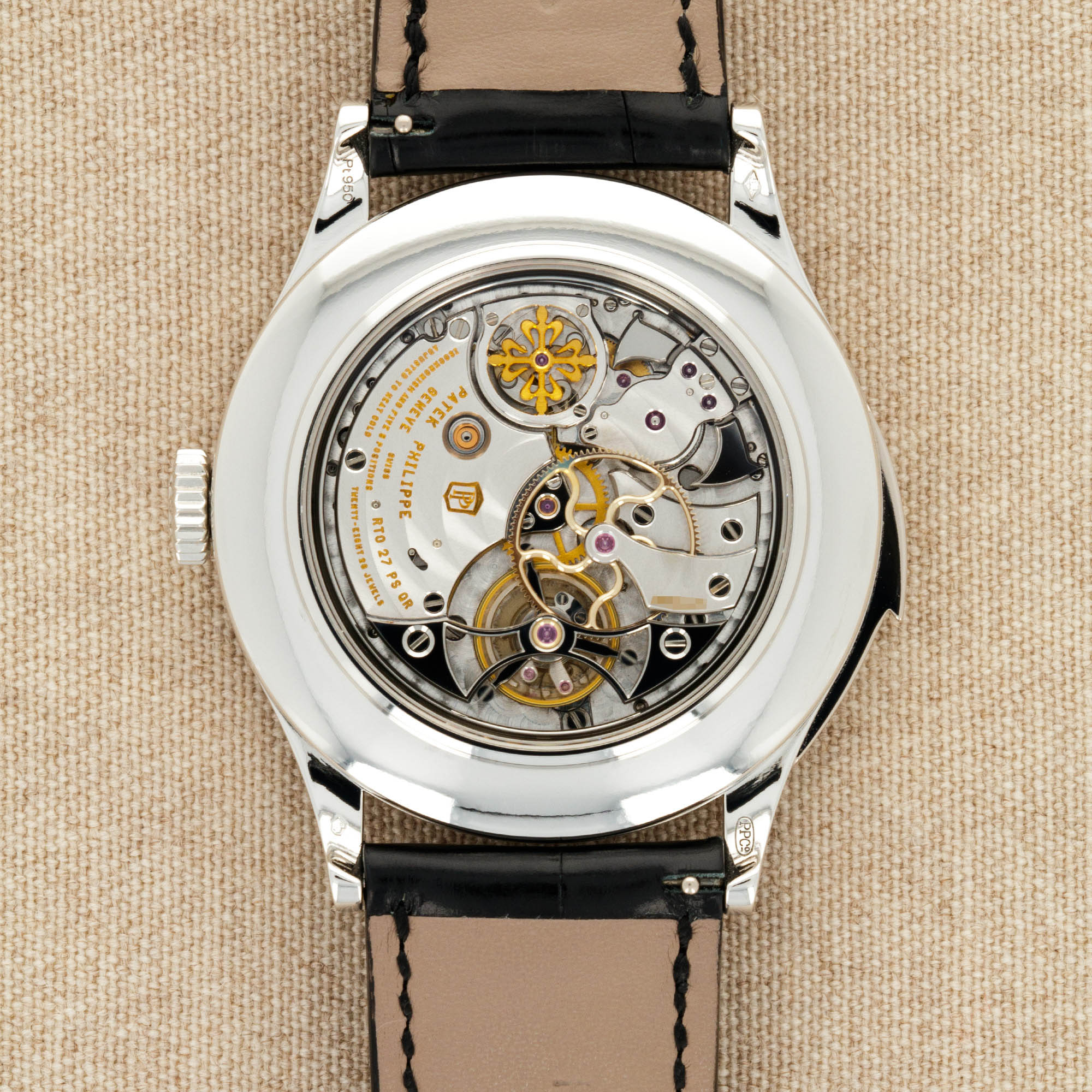 Patek Philippe Platinum Minute Repeater Perpetual Calendar Watch Ref. 5216