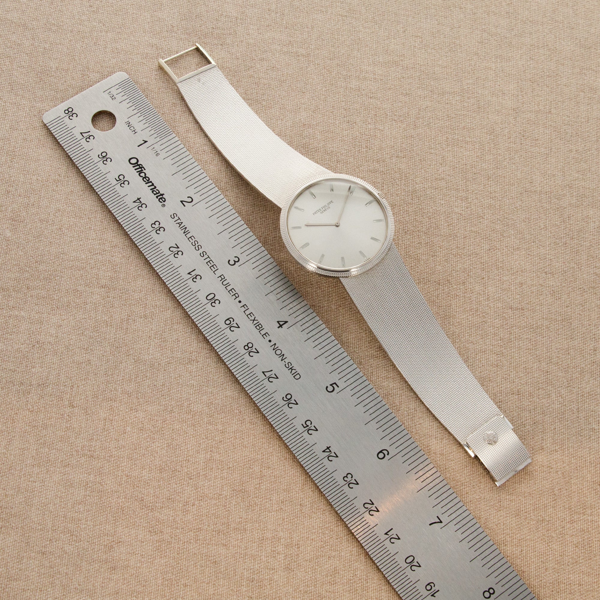 Patek Philippe - Patek Philippe White Gold Calatrava Ref. 3588 with Box and Papers - The Keystone Watches