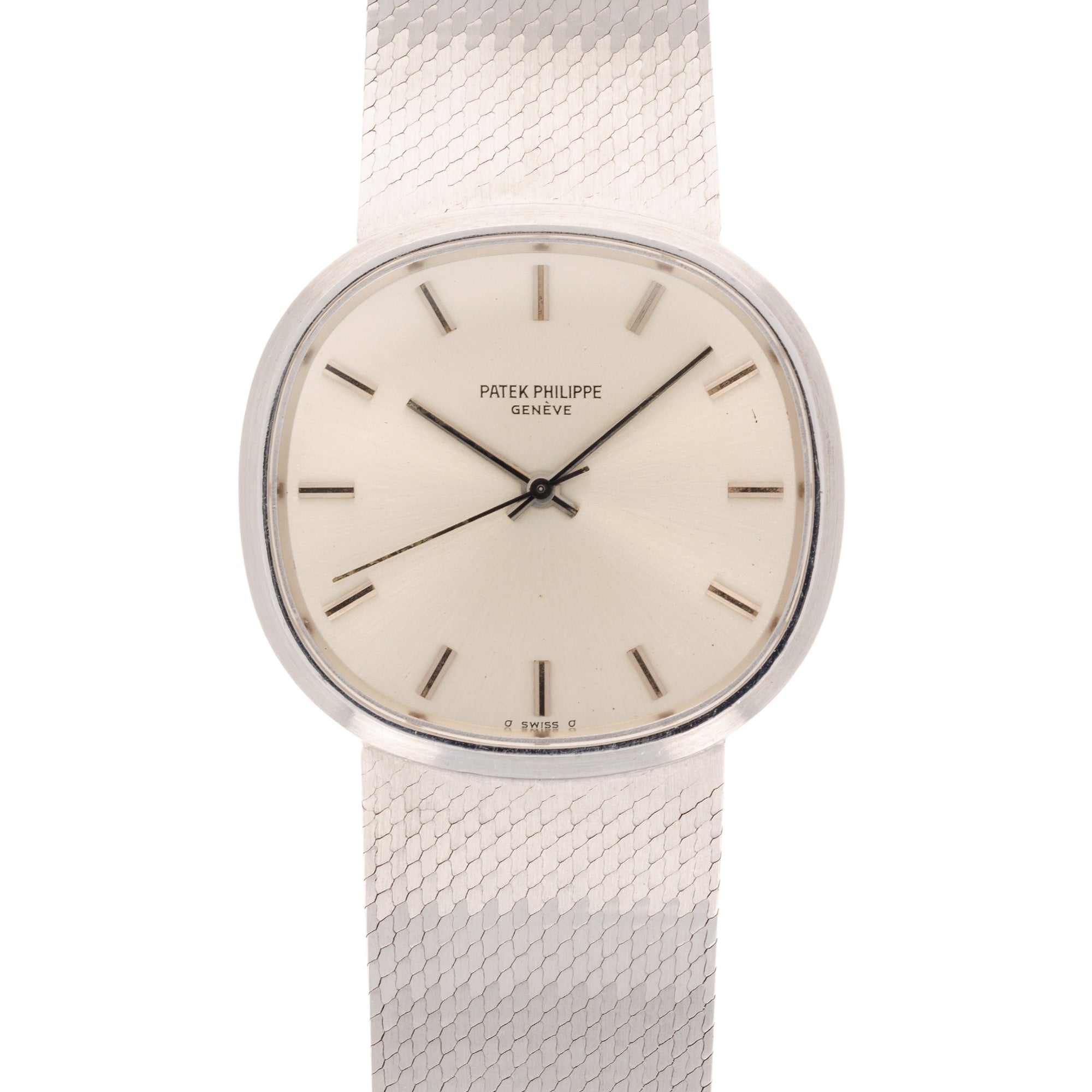 Patek Philippe - Patek Philippe White Gold Automatic Backwind Golden Circle Watch Ref. 3586 - The Keystone Watches