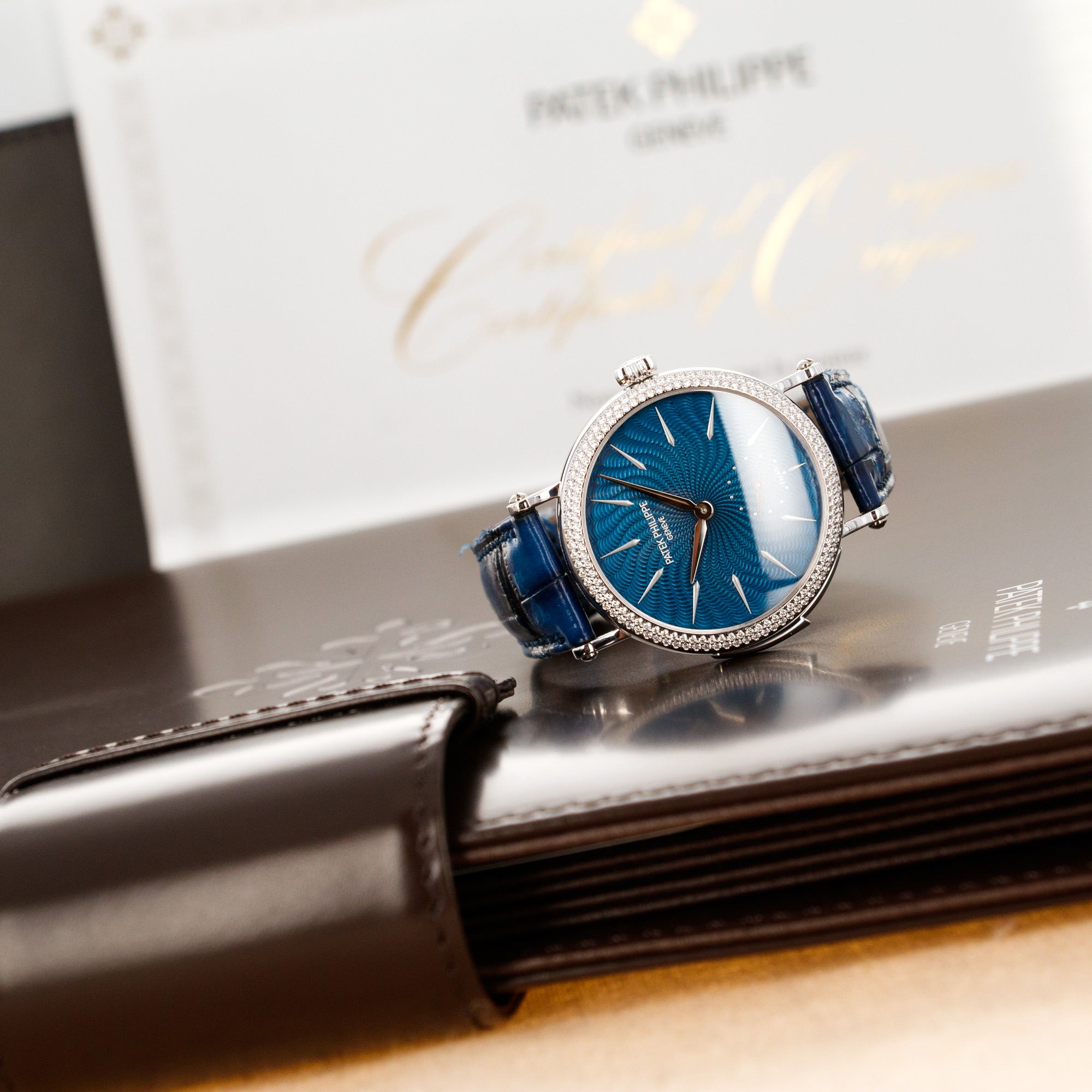 Patek Philippe - Patek Philippe Minute Repeater Enamel Diamond Watch Ref. 7040 - The Keystone Watches