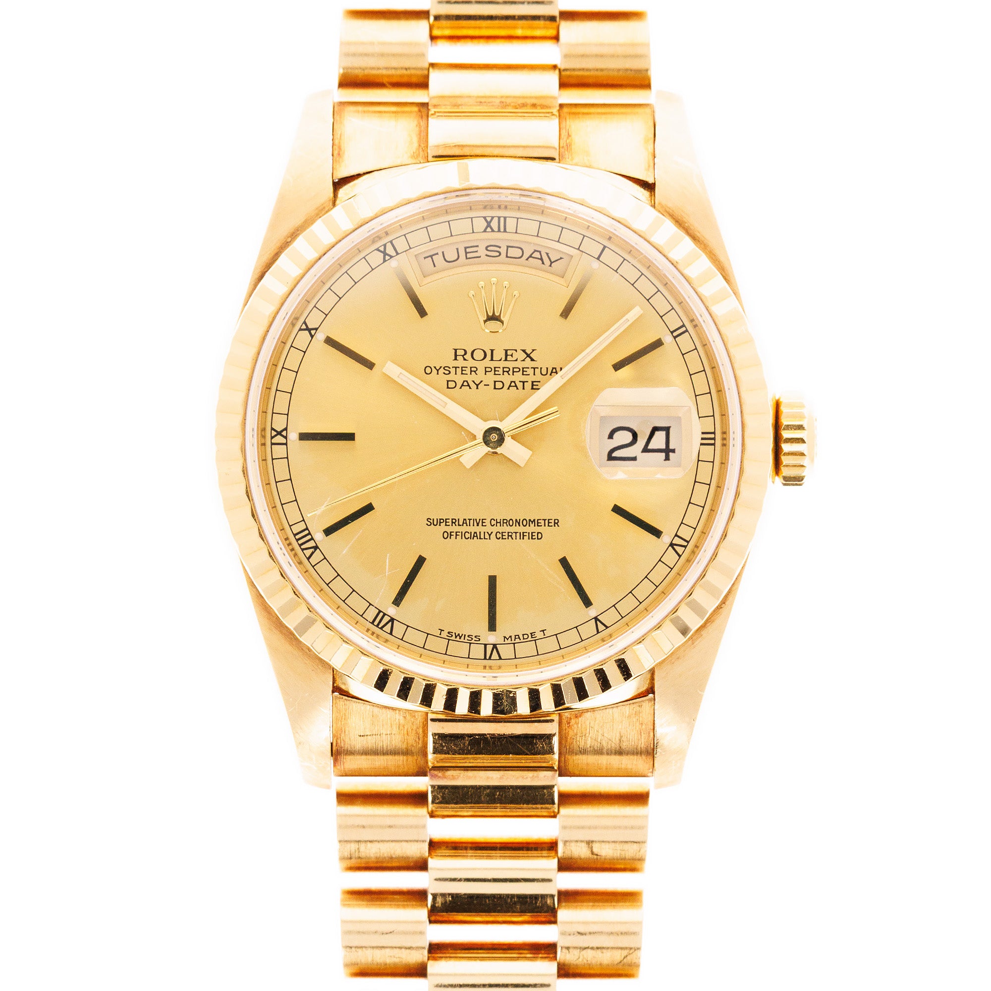 Rolex Yellow Gold Day-Date Ref. 18238 in Original Condition
