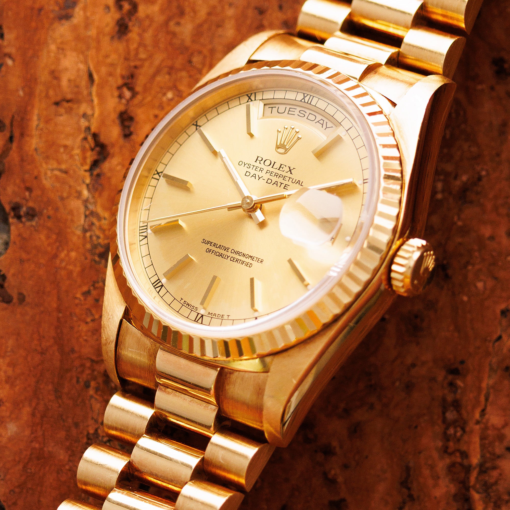 Rolex Yellow Gold Day-Date Ref. 18238 in Original Condition