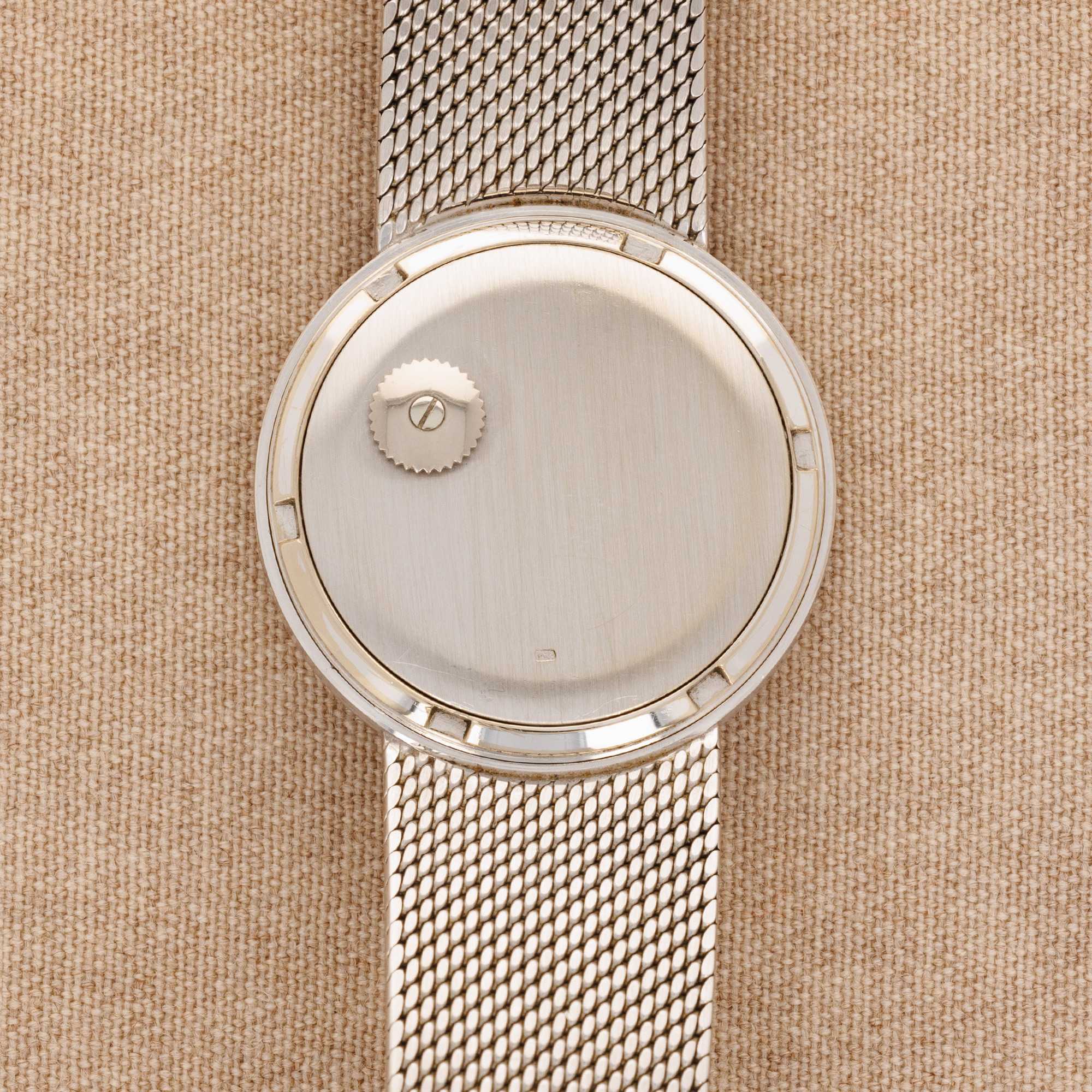 Patek Philippe White Gold Backwind Calatrava Ref. 3563 with Original Warranty