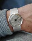 Patek Philippe - Patek Philippe White Gold Backwind Calatrava Ref. 3563 with Original Warranty - The Keystone Watches