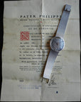 Patek Philippe - Patek Philippe White Gold Backwind Calatrava Ref. 3563 with Original Warranty - The Keystone Watches