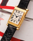 Cartier Yellow Gold Tank Obus