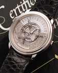 Audemars Piguet Platinum Star Wheel with Engraved Dial Ref. 25720