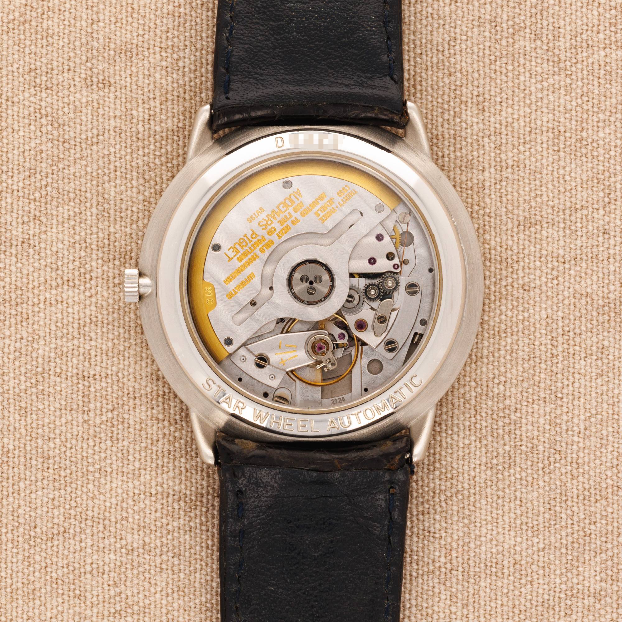 Audemars Piguet Platinum Star Wheel with Engraved Dial Ref. 25720