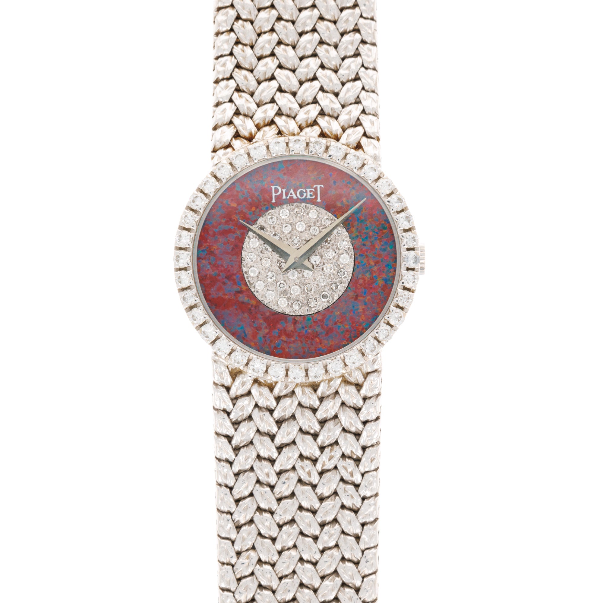 Piaget - Piaget White Gold, Opal and Diamond Watch Ref. 9706 - The Keystone Watches