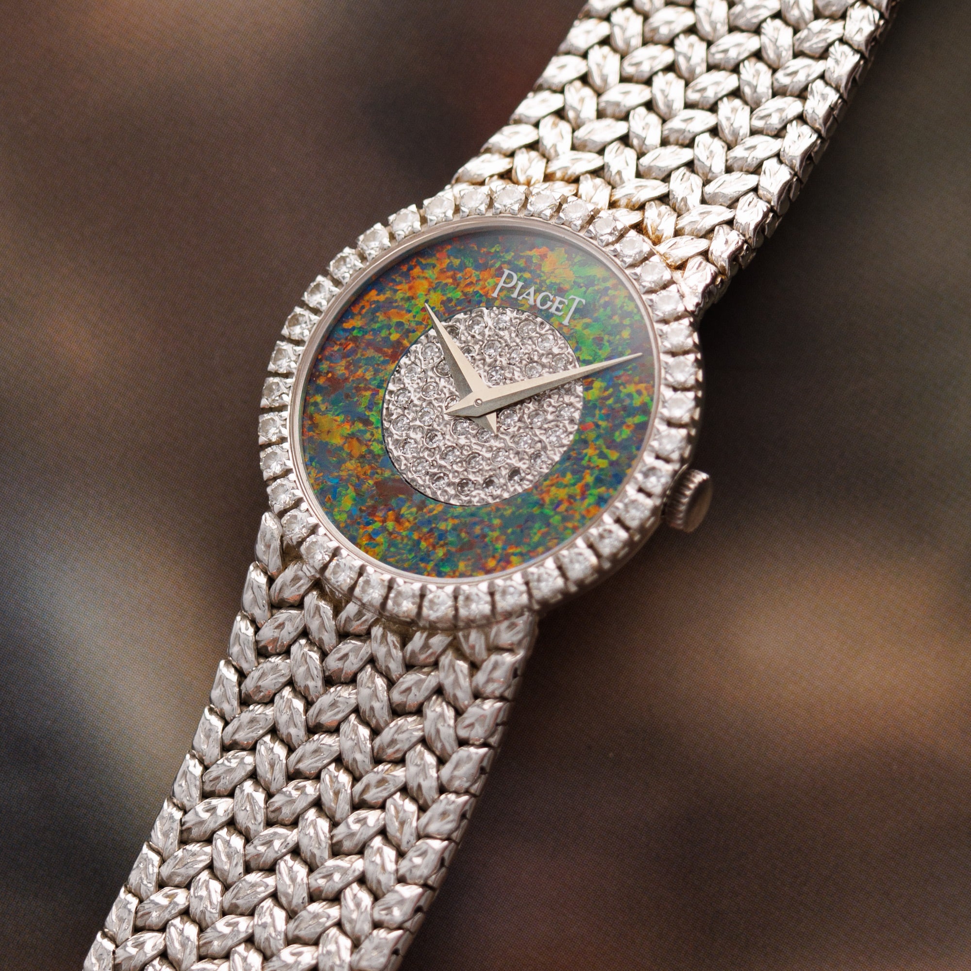 Piaget - Piaget White Gold, Opal and Diamond Watch Ref. 9706 - The Keystone Watches