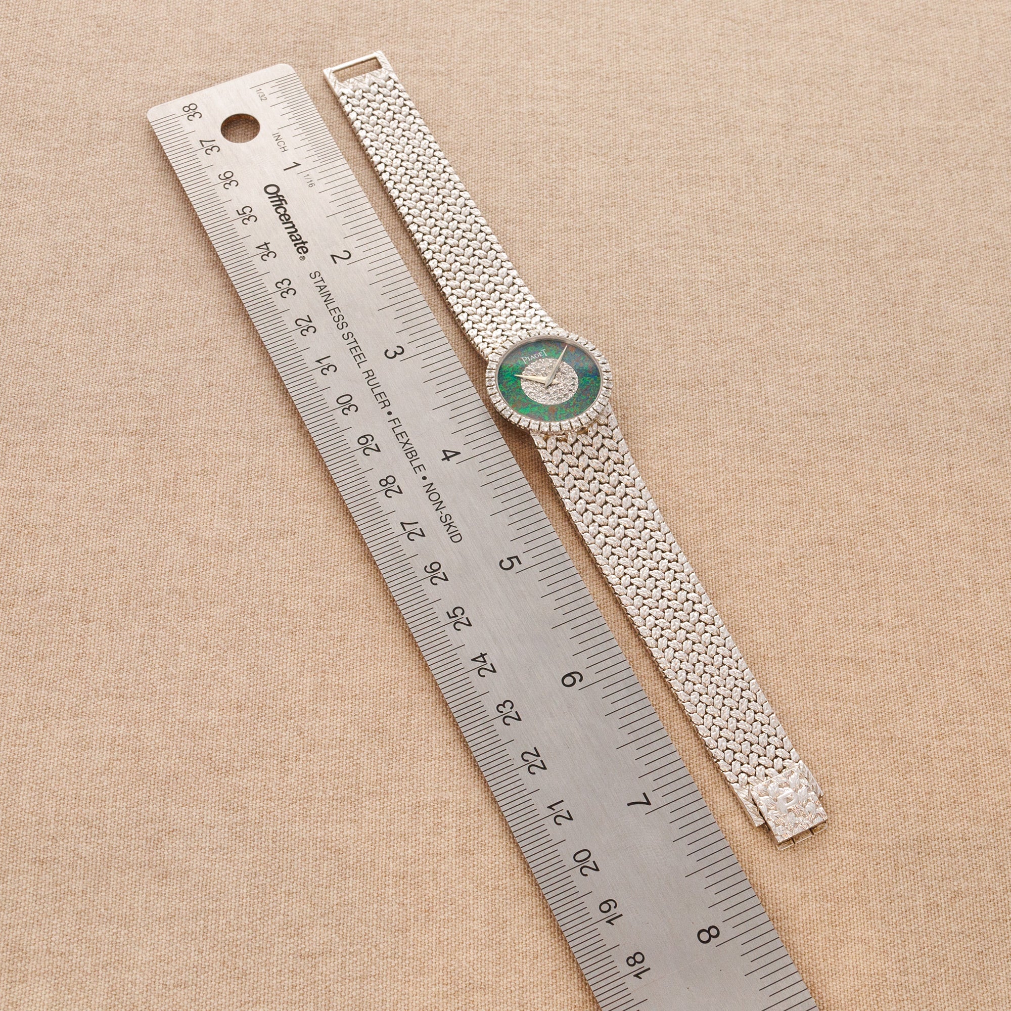 Piaget - Piaget White Gold, Opal and Diamond Watch Ref. 9706 - The Keystone Watches