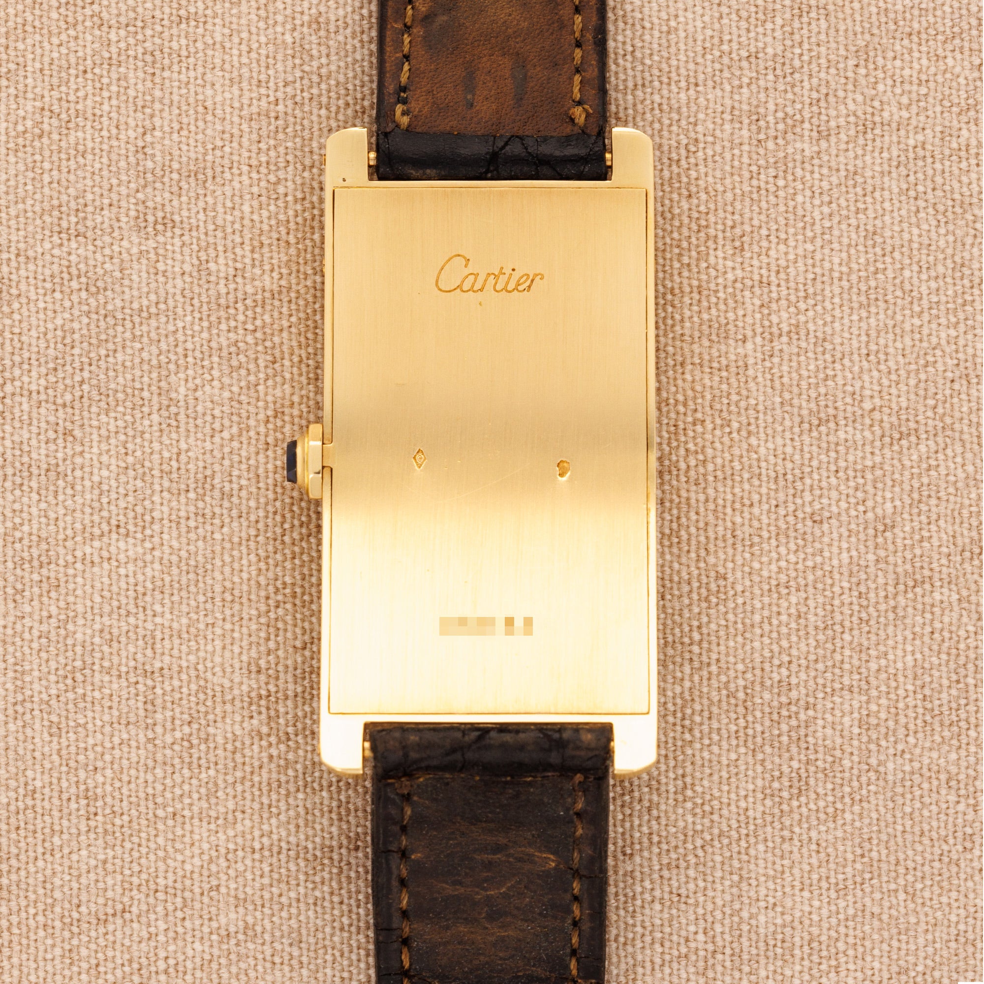 Cartier Yellow Gold Tank Cintree
