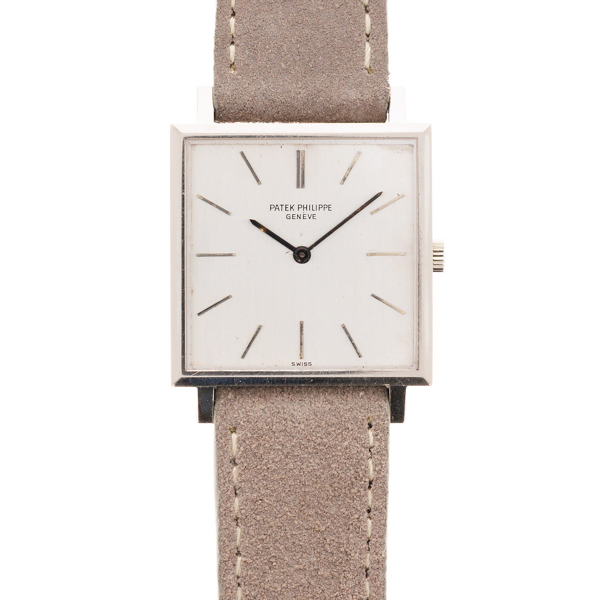 Patek Philippe White Gold Square Watch Ref. 3430