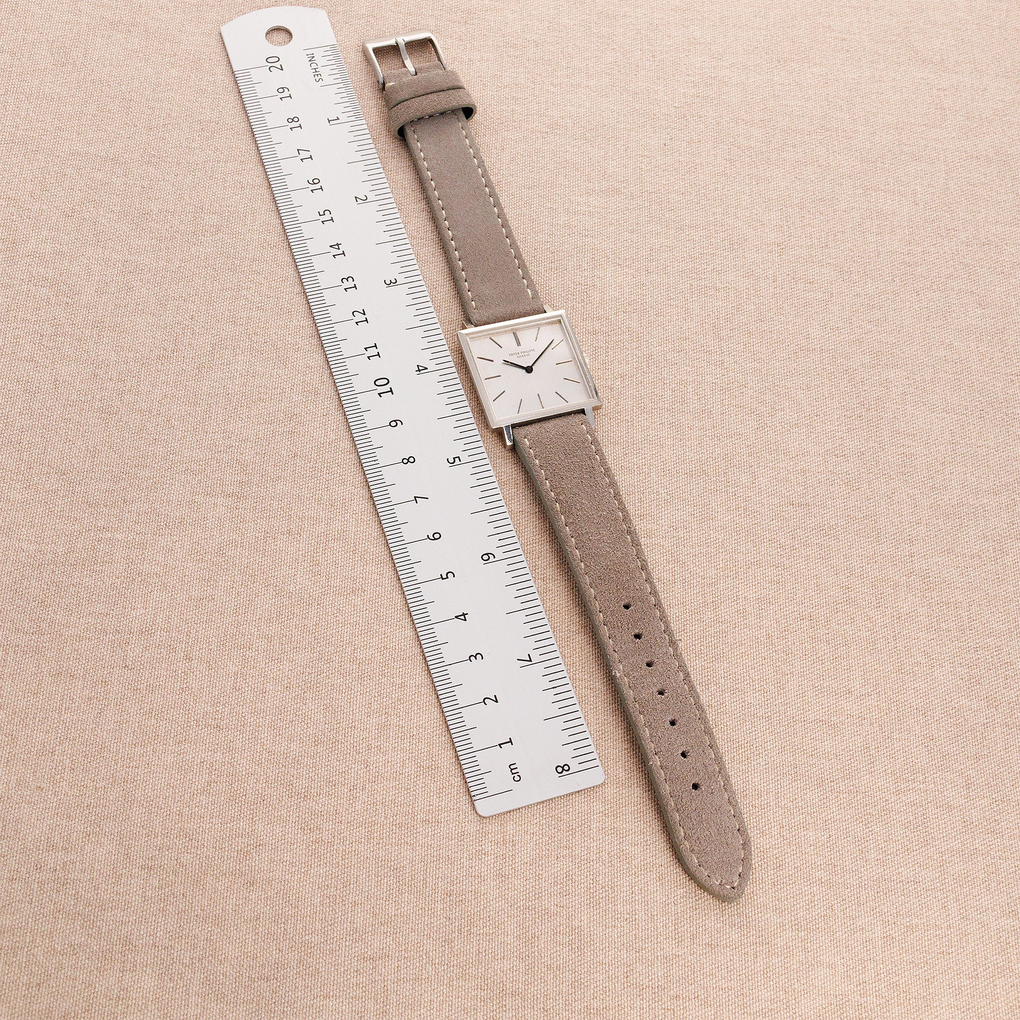 Patek Philippe White Gold Square Watch Ref. 3430