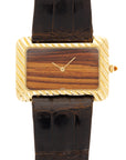 Gerald Genta - Gerald Genta Yellow Gold Wood Dial Watch - The Keystone Watches