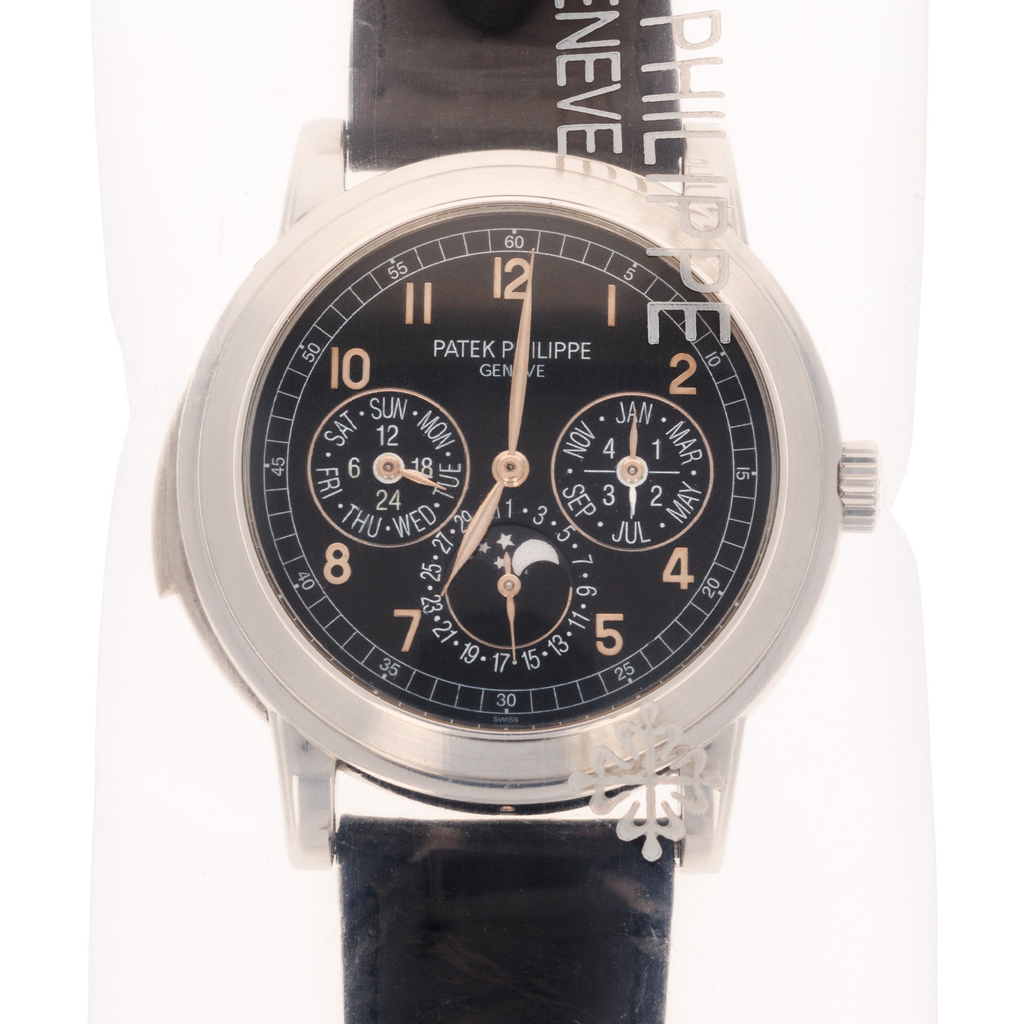 Patek Philippe - Patek Philippe Platinum Perpetual Calendar Minute Repeater Ref. 5074, Single Sealed - The Keystone Watches