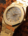 Audemars Piguet Yellow Gold Royal Oak Watch Ref. 4100 with Tropical Dial