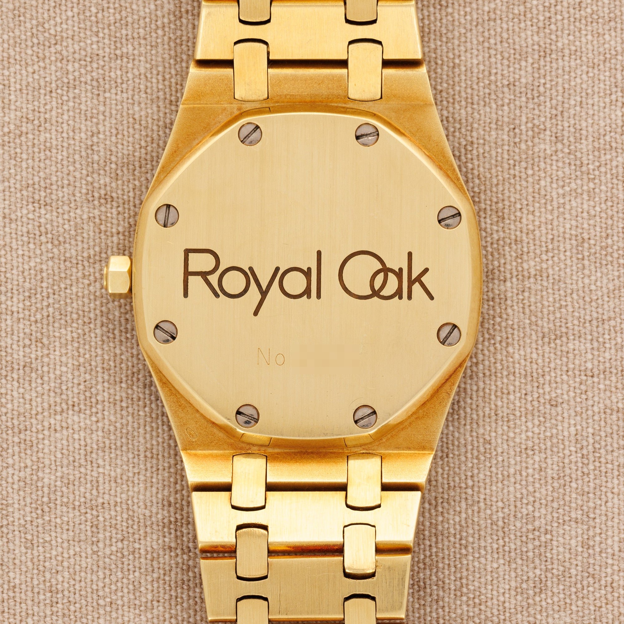 Audemars Piguet Yellow Gold Royal Oak Watch Ref. 4100 with Tropical Dial