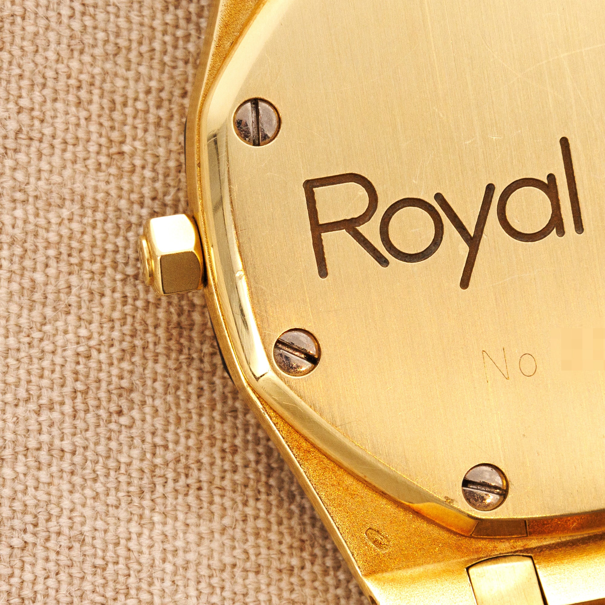 Audemars Piguet Yellow Gold Royal Oak Watch Ref. 4100 with Tropical Dial