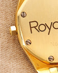 Audemars Piguet Yellow Gold Royal Oak Watch Ref. 4100 with Tropical Dial