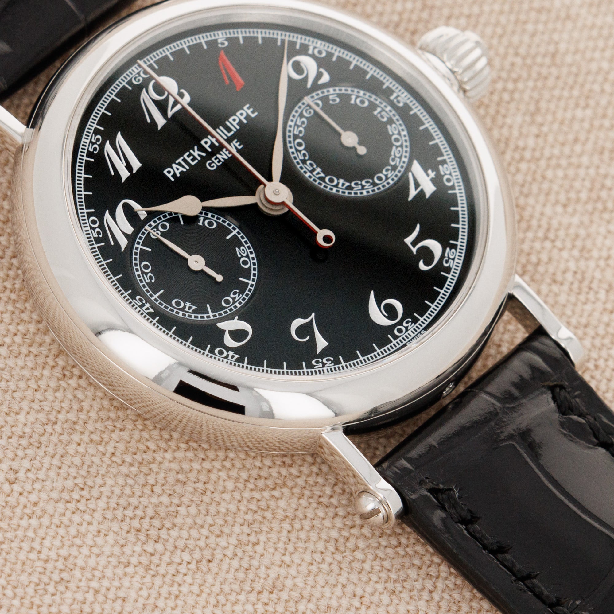 Patek Philippe Unique Platinum Monopusher Split Seconds Chronograph Ref. 5959