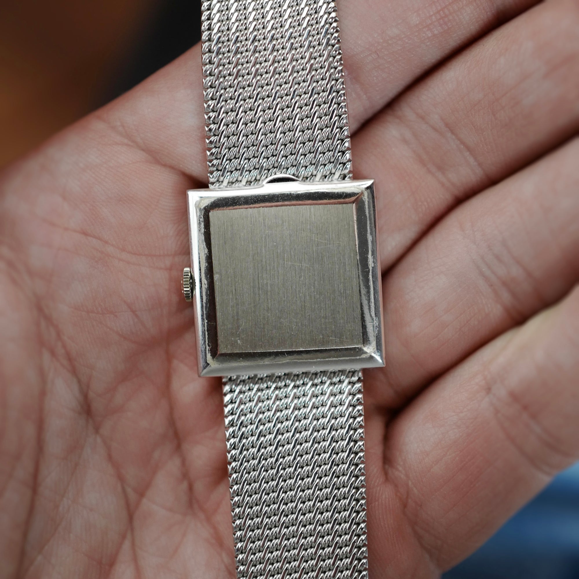 Patek Philippe White Gold Square Watch Ref. 3430