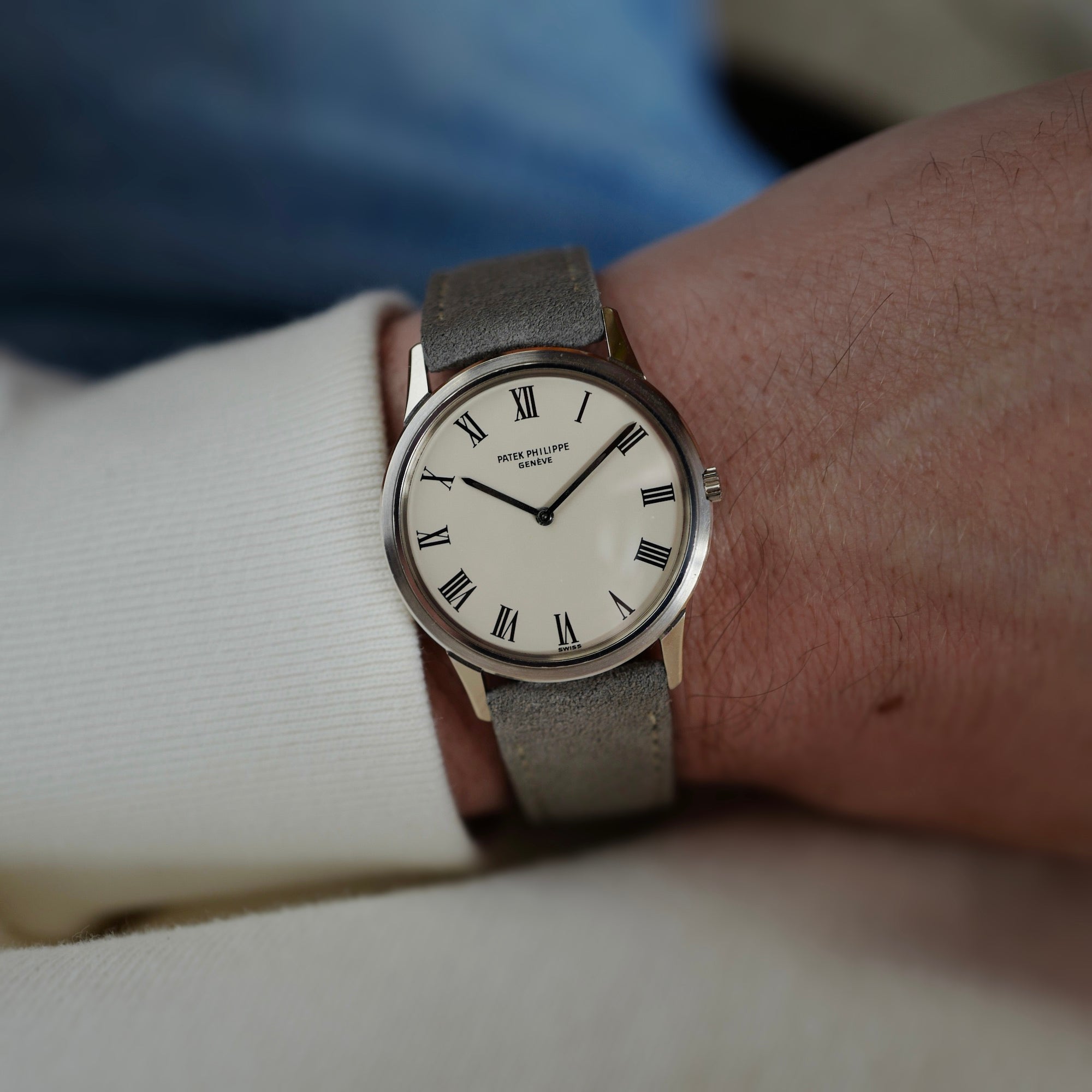 Patek Philippe White Gold Calatrava Ref. 3591
