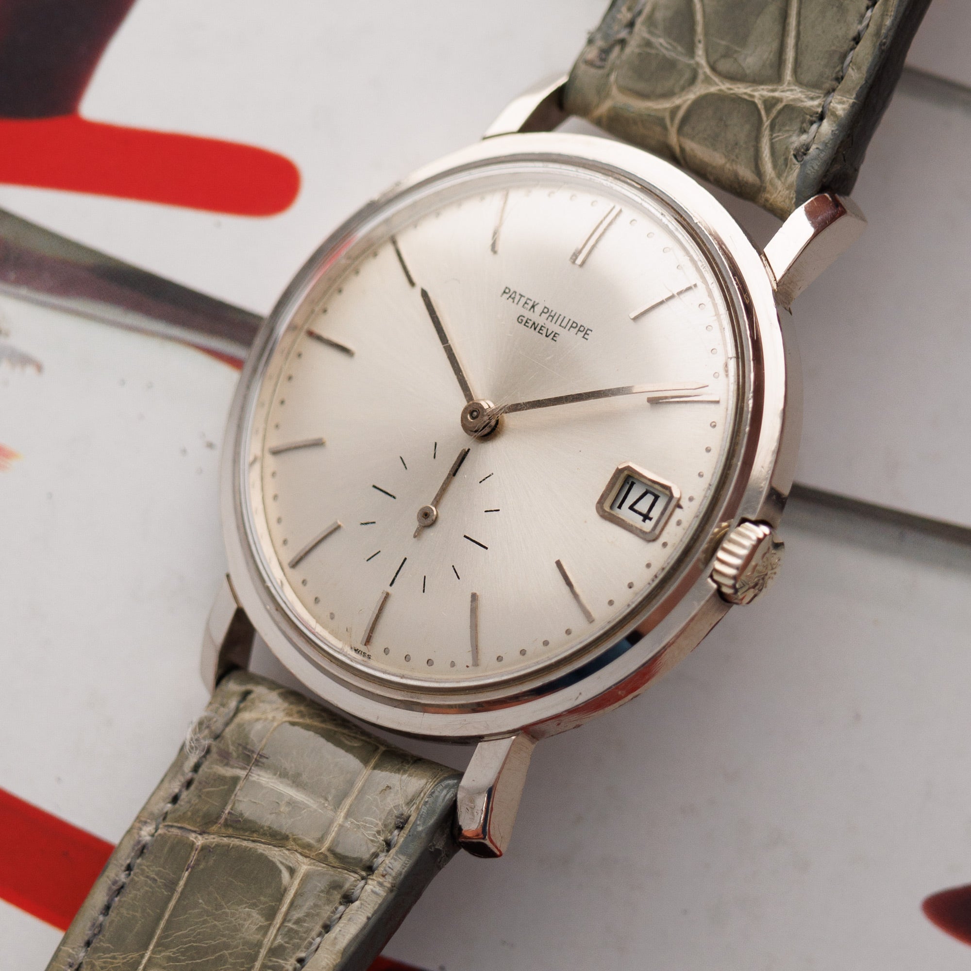 Patek Philippe White Gold Calatrava Ref. 3445