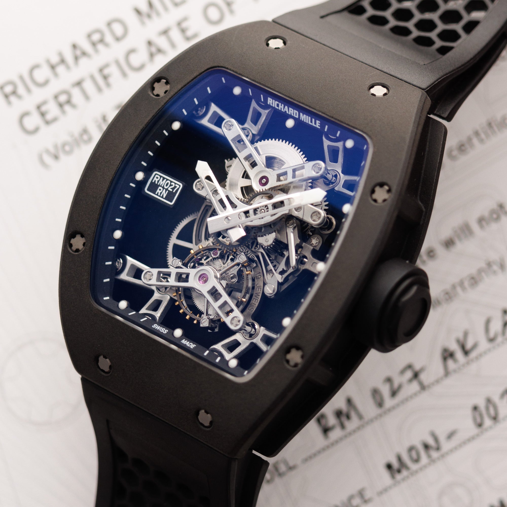 Richard Mille - Richard Mille Tourbillon First Edition Rafael Nadal RM27 - The Keystone Watches