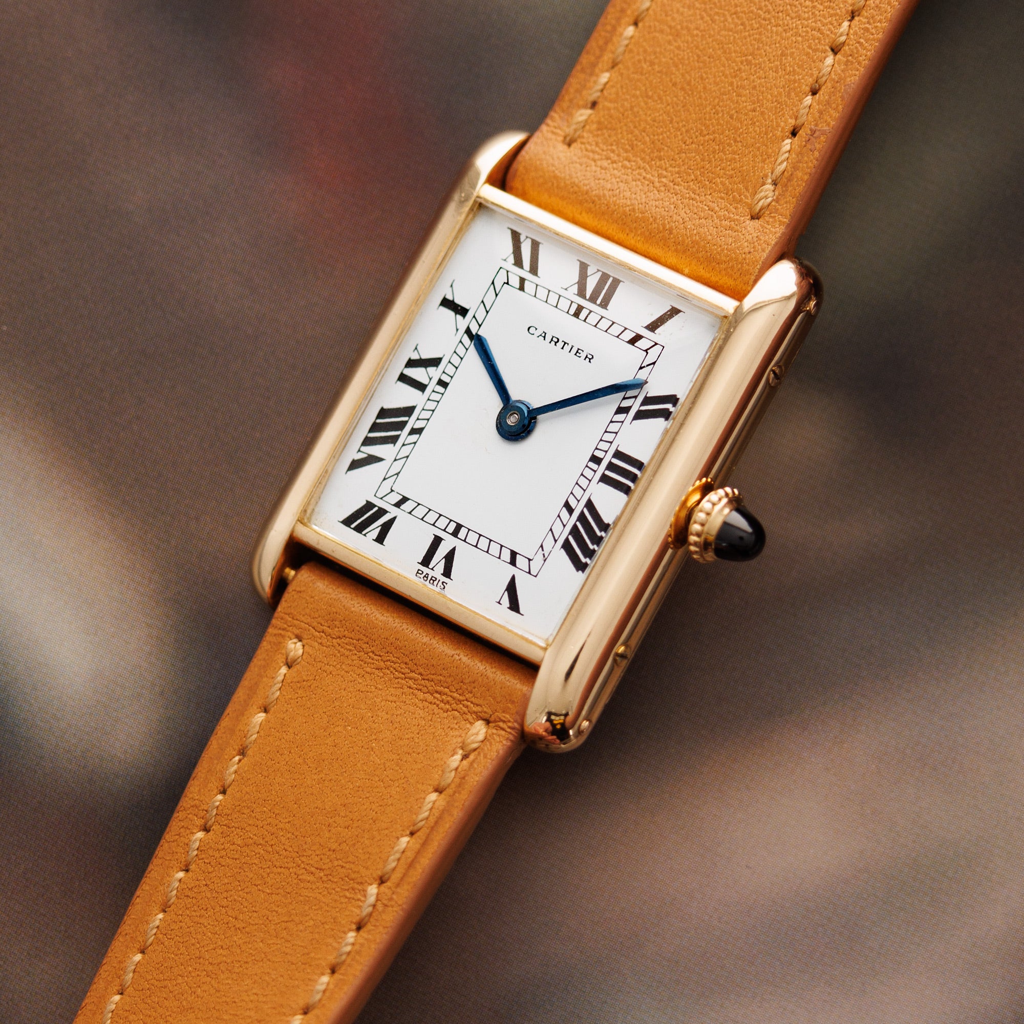 Cartier Yellow Gold Tank Watch, Circa 1965