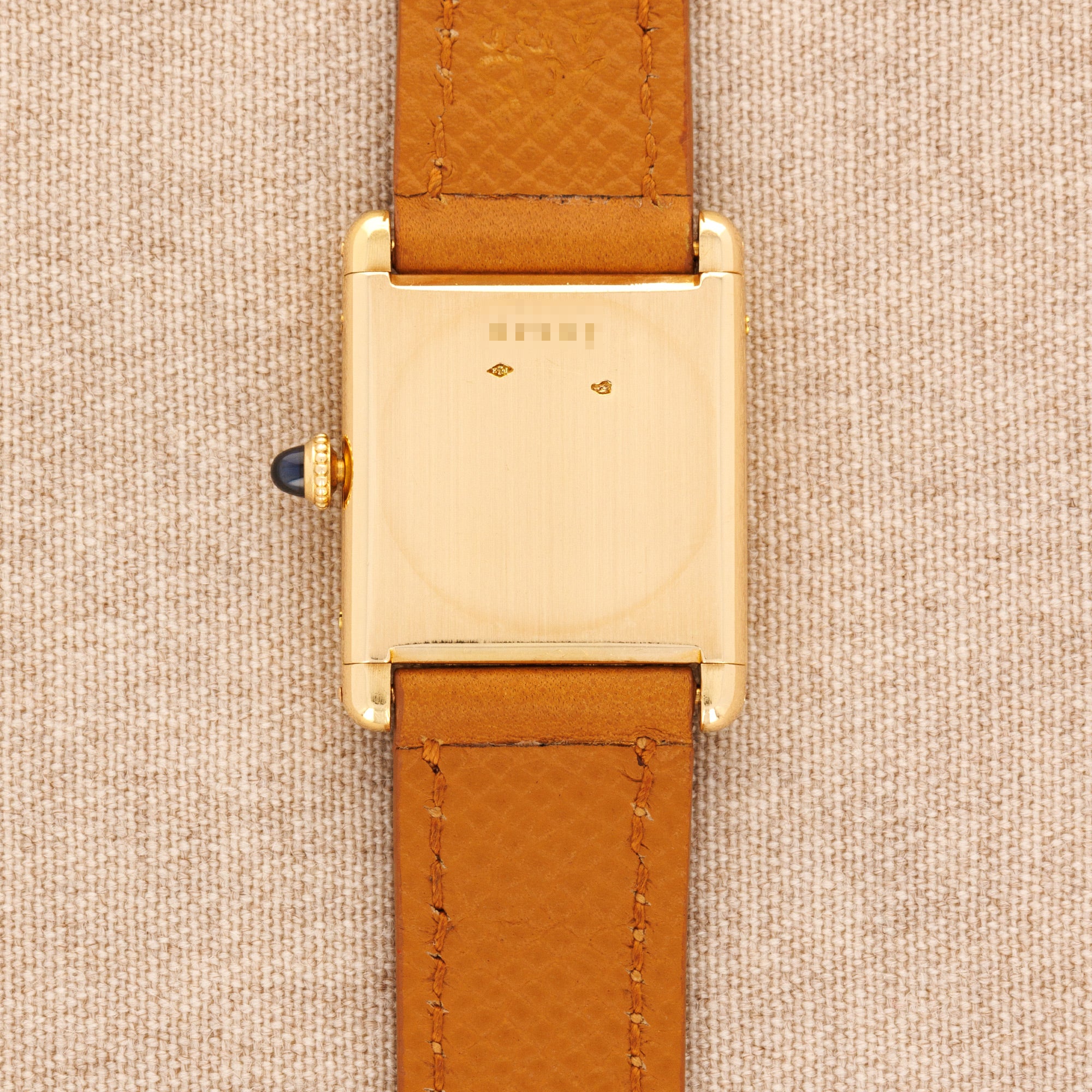 Cartier Yellow Gold Tank Watch, Circa 1965