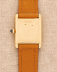 Cartier Yellow Gold Tank Watch, Circa 1965