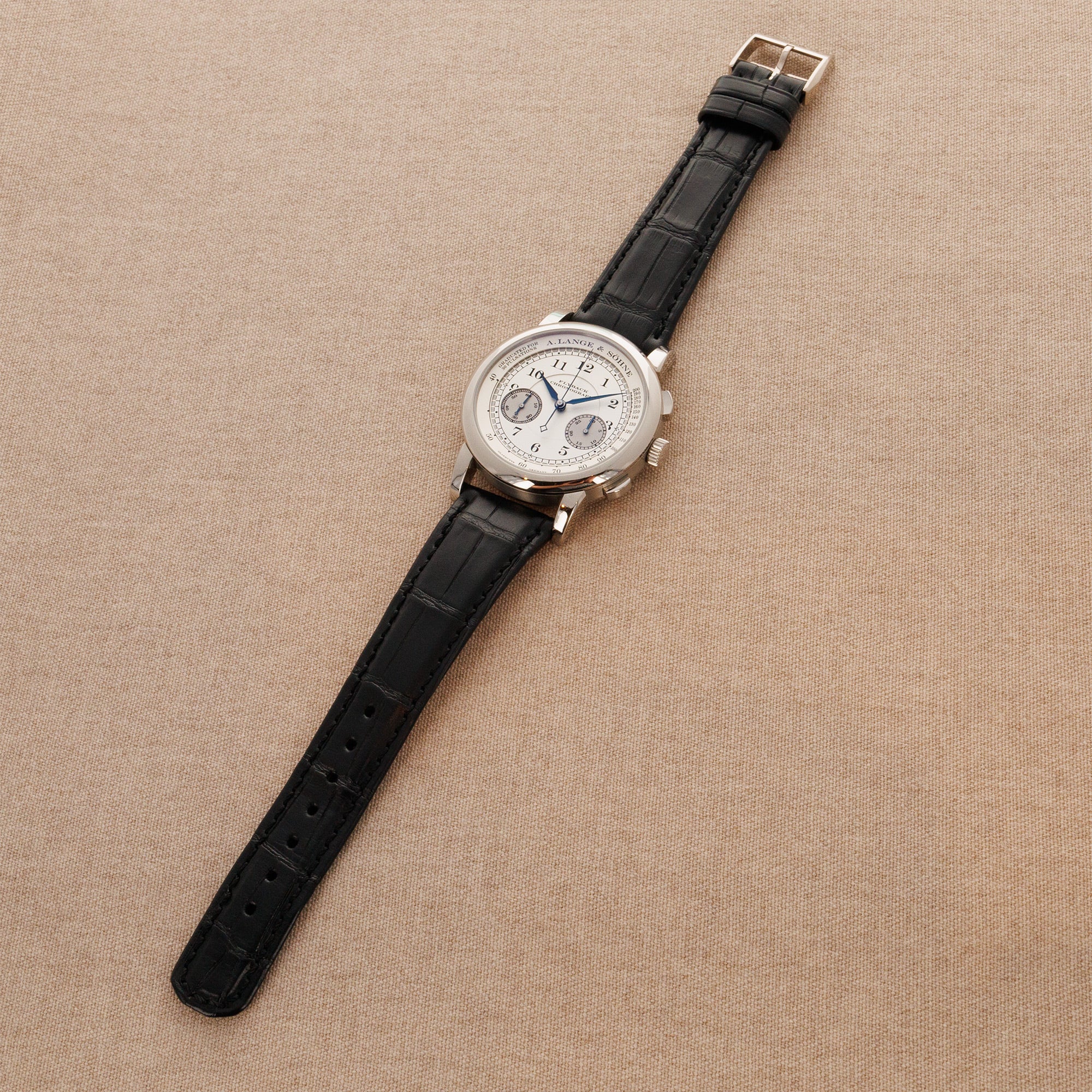 A. Lange & Sohne White Gold Flyback Chronograph Ref. 401.026