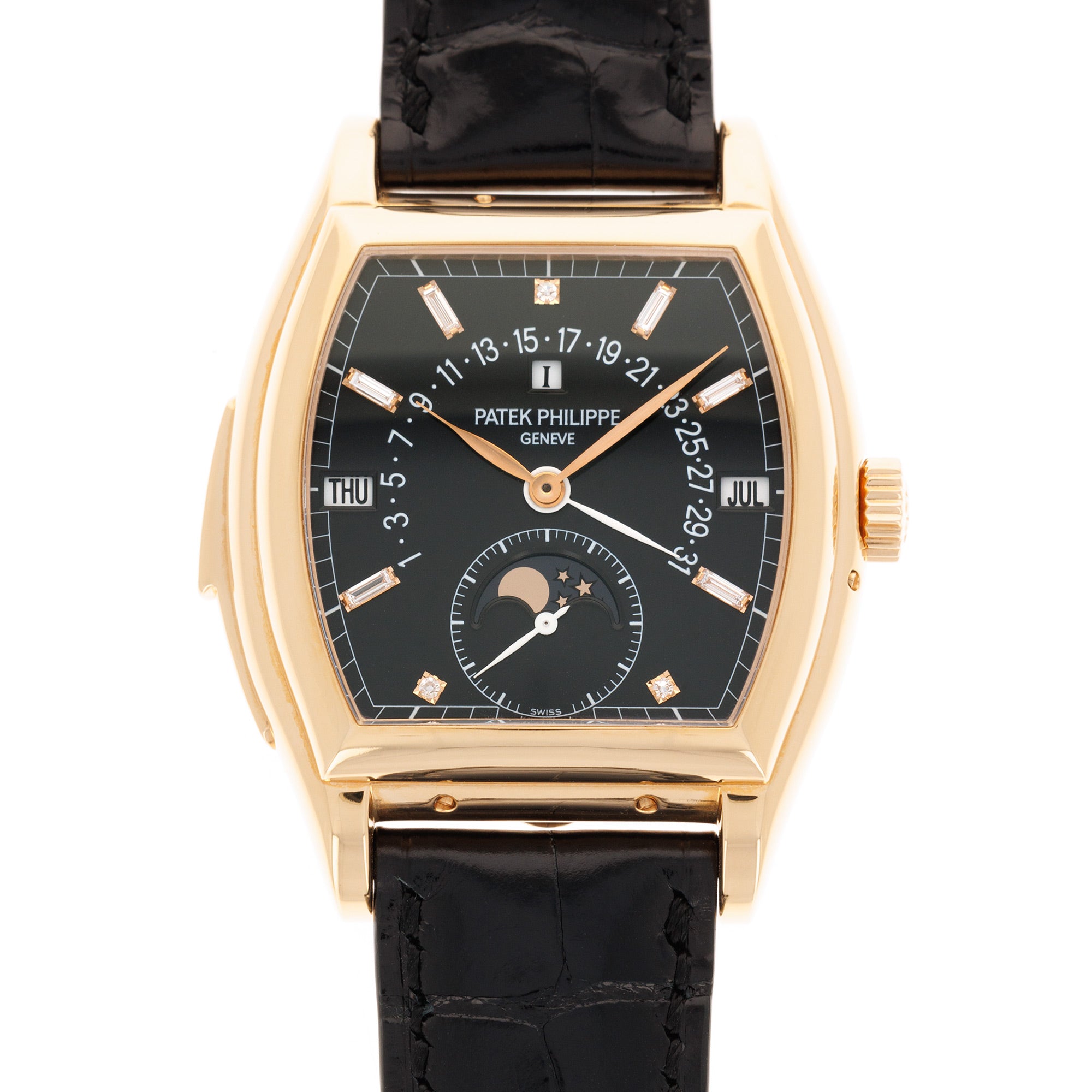 Patek Philippe - Patek Philippe Rose Gold Perpetual Calendar Minute Repeater Watch Ref. 5013  (Private Sale) - The Keystone Watches