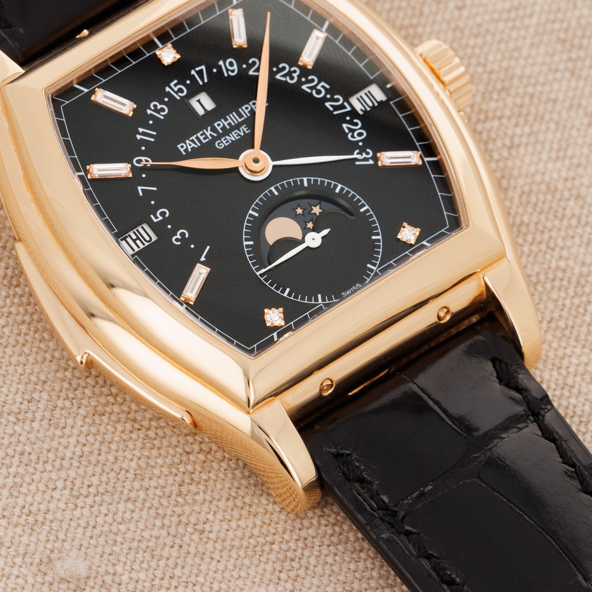 Patek Philippe - Patek Philippe Rose Gold Perpetual Calendar Minute Repeater Watch Ref. 5013  (Private Sale) - The Keystone Watches