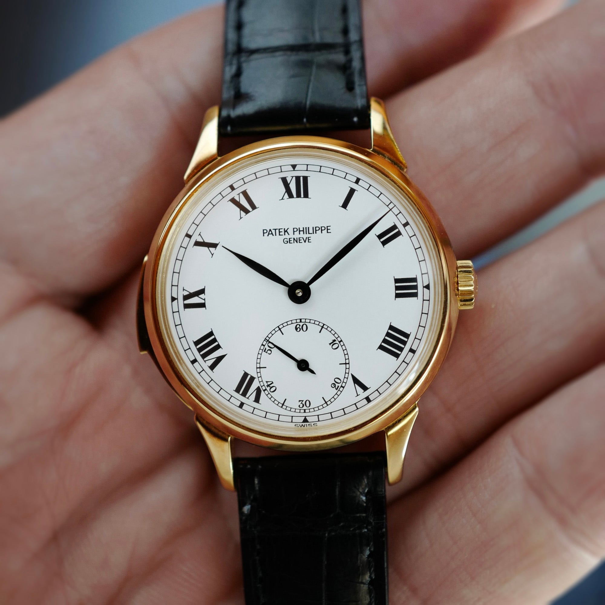 Patek Philippe - Patek Philippe Yellow Gold Minute Repeater Enamel Watch Ref. 3979 (New Arrival) - The Keystone Watches