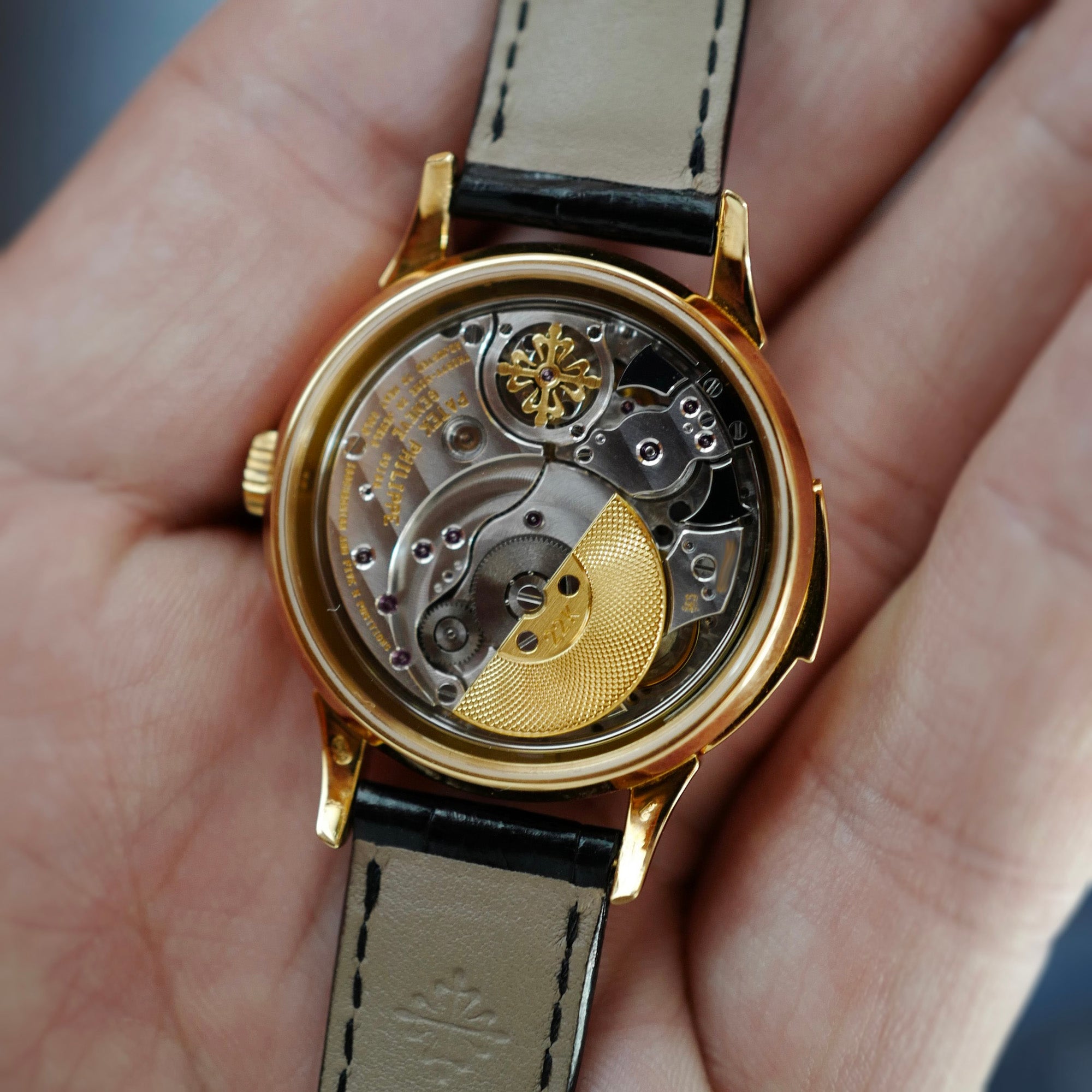 Patek Philippe - Patek Philippe Yellow Gold Minute Repeater Enamel Watch Ref. 3979 (New Arrival) - The Keystone Watches