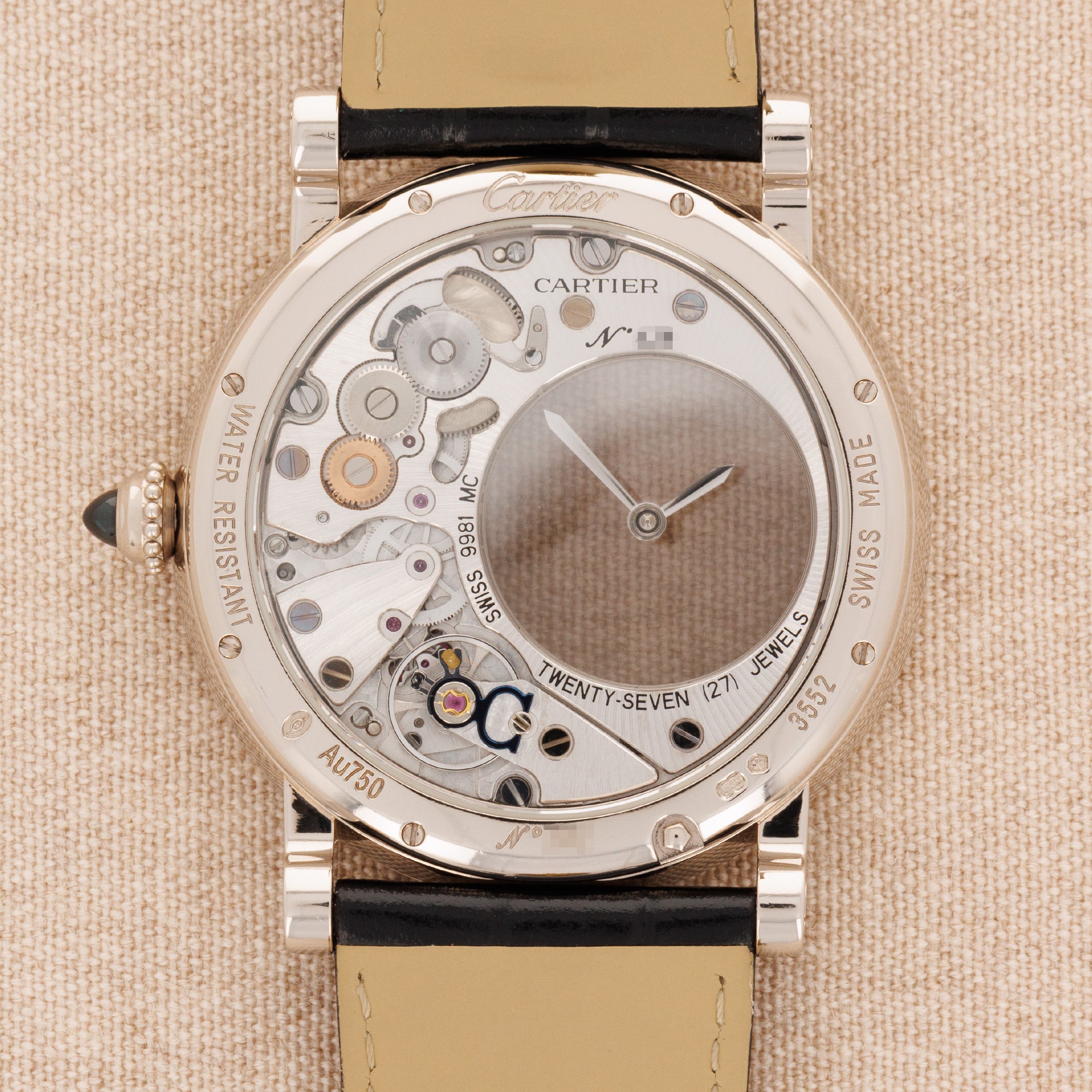 Cartier White Gold Rotonde Mystery Ref. W1556224