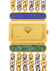 Chopard Yellow Gold Lapis & Nephrite Watch