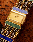 Chopard Yellow Gold Lapis & Nephrite Watch