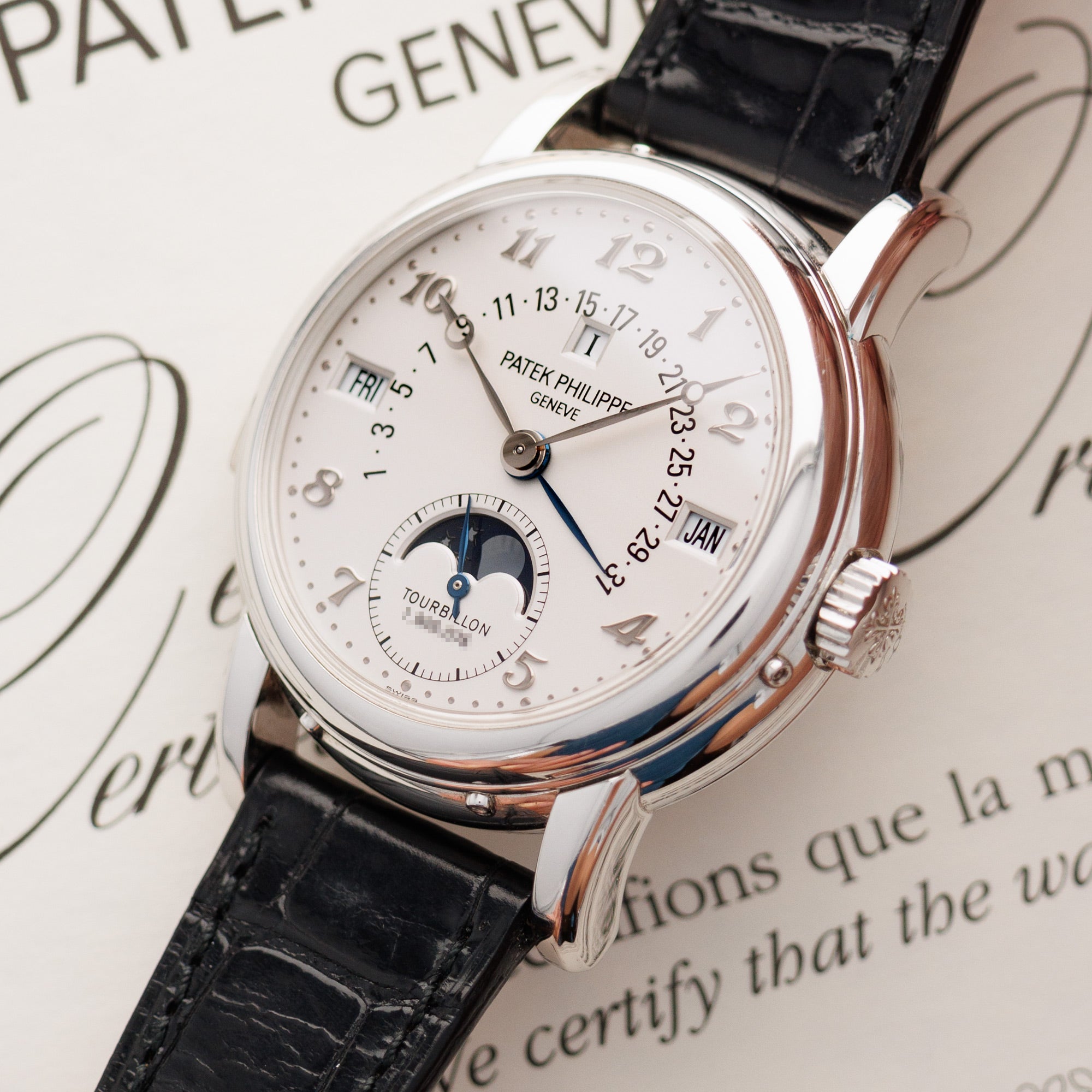 Patek Philippe Platinum Grand Complication Perpetual Calendar Minute Repeater Watch Ref. 5016