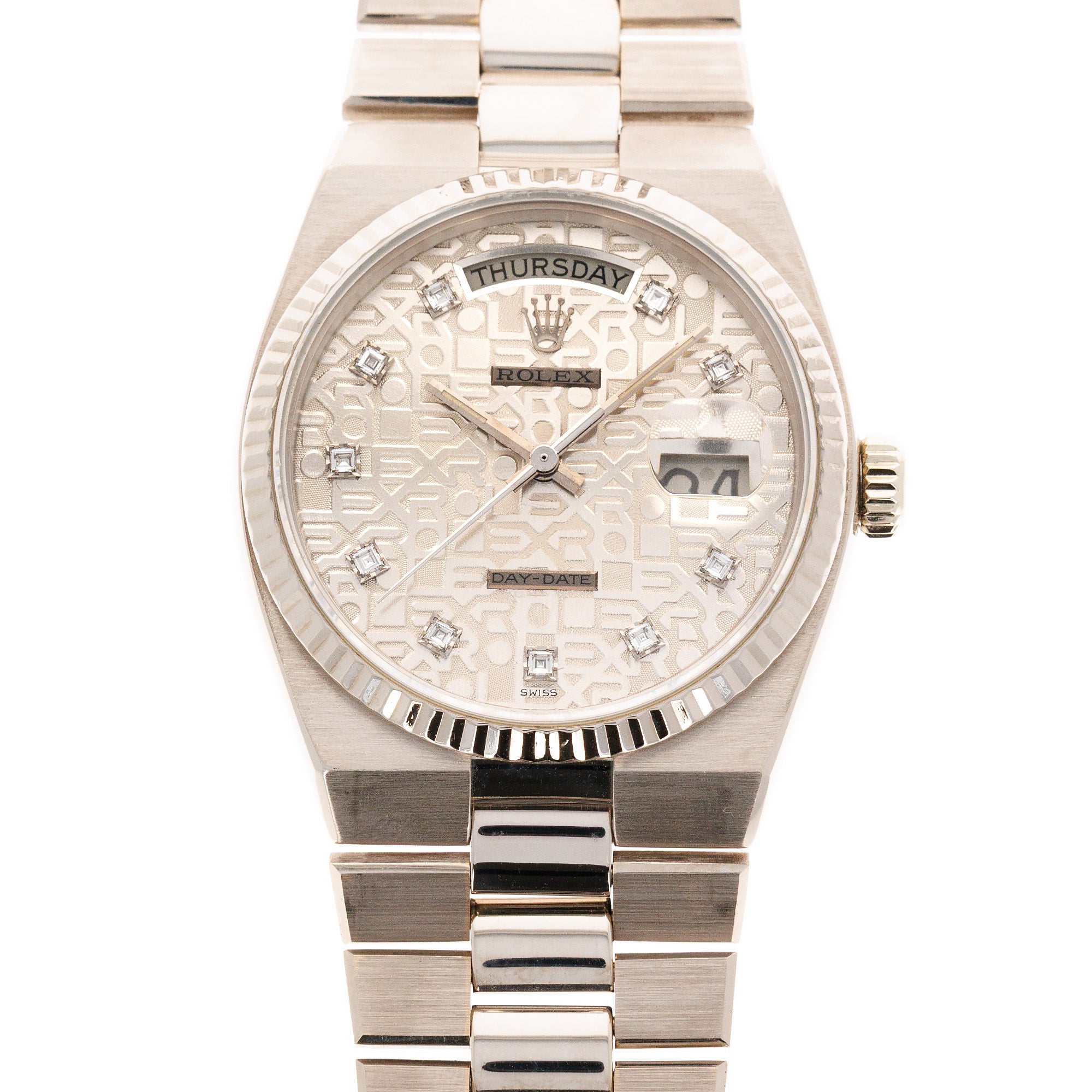 Rolex White Gold Day-Date Ref. 19019