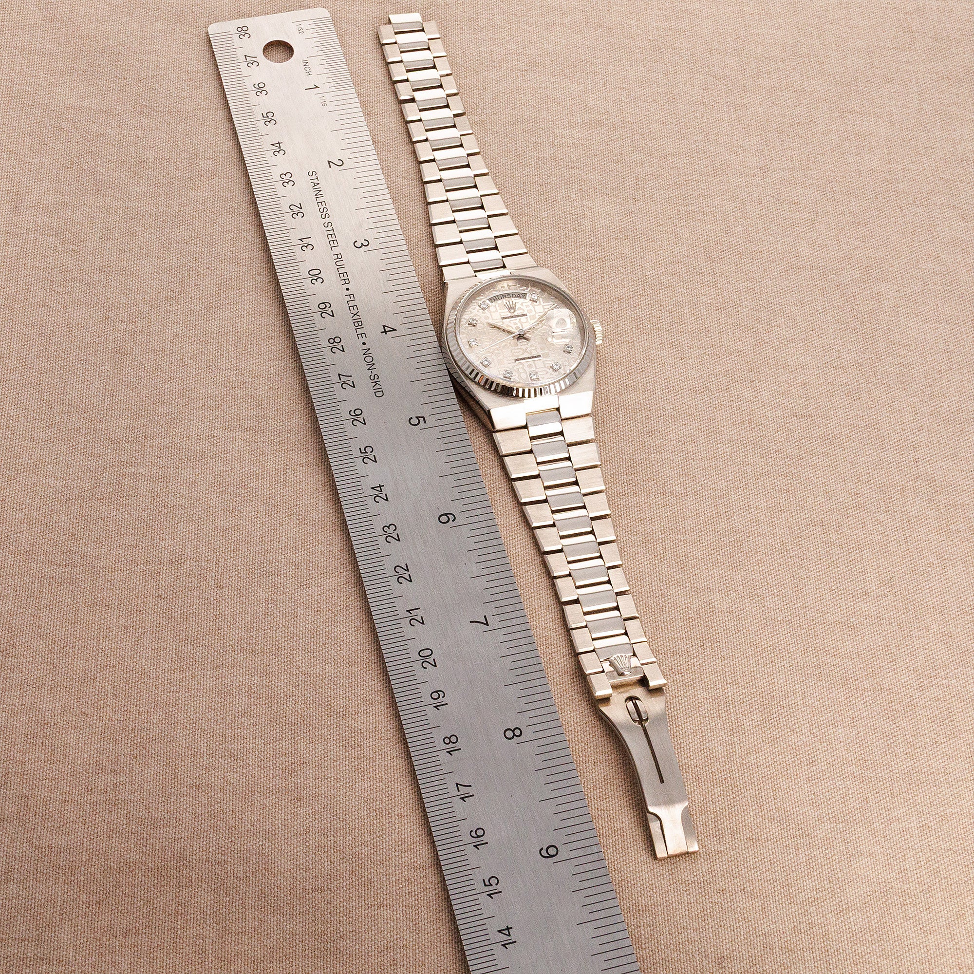 Rolex White Gold Day-Date Ref. 19019