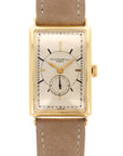 Patek Philippe - Patek Philippe Yellow Gold Rectangular Watch Ref. 10 with Remarkable Engraving Details - The Keystone Watches