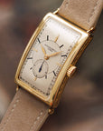 Patek Philippe - Patek Philippe Yellow Gold Rectangular Watch Ref. 10 with Remarkable Engraving Details - The Keystone Watches