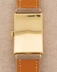 Patek Philippe - Patek Philippe Yellow Gold Rectangular Watch Ref. 10 with Remarkable Engraving Details - The Keystone Watches