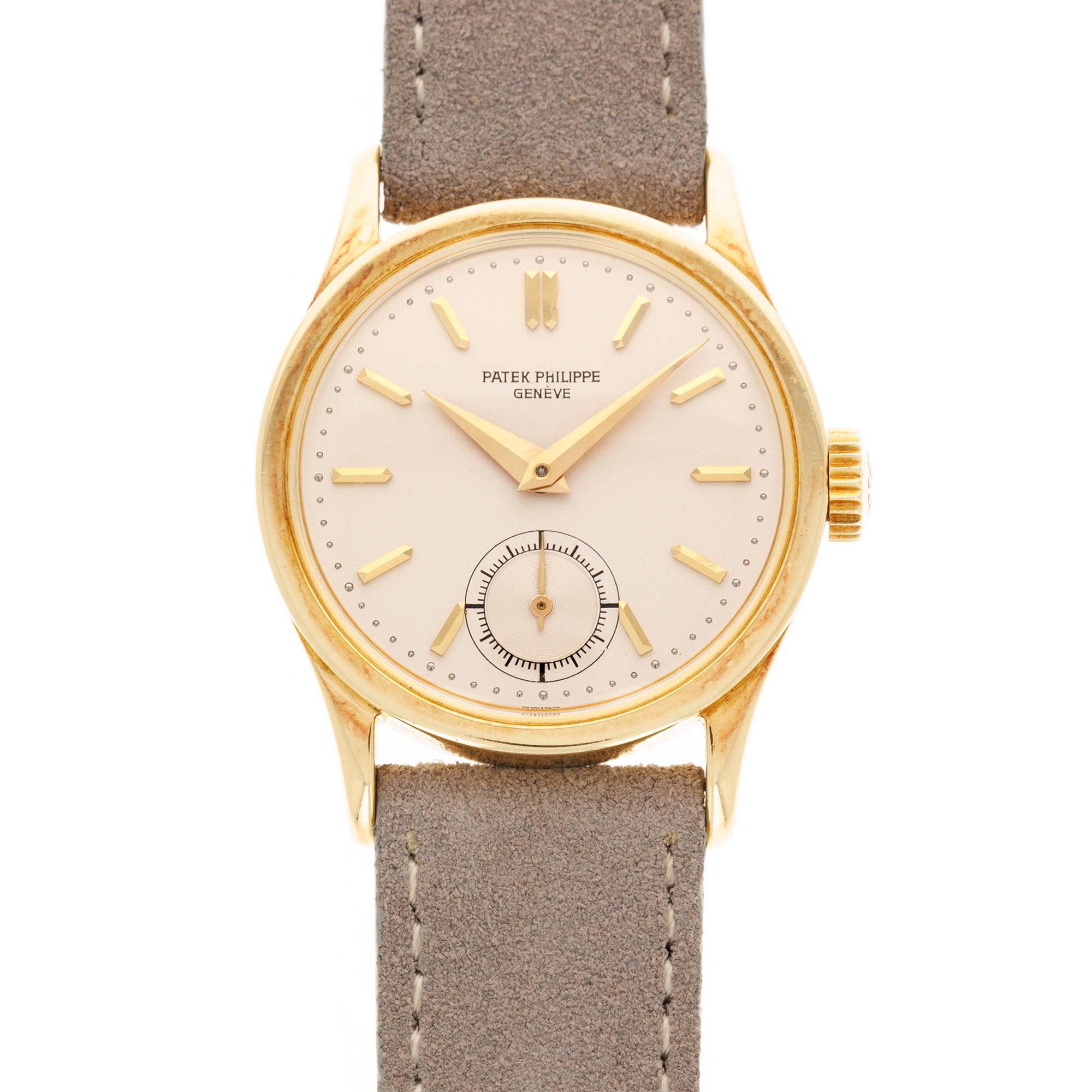 Patek Philippe Yellow Gold Calatrava Ref. 2545, Gifted by the Arab American Oil Company (ARAMCO)