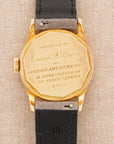 Patek Philippe Yellow Gold Calatrava Ref. 2545, Gifted by the Arab American Oil Company (ARAMCO)