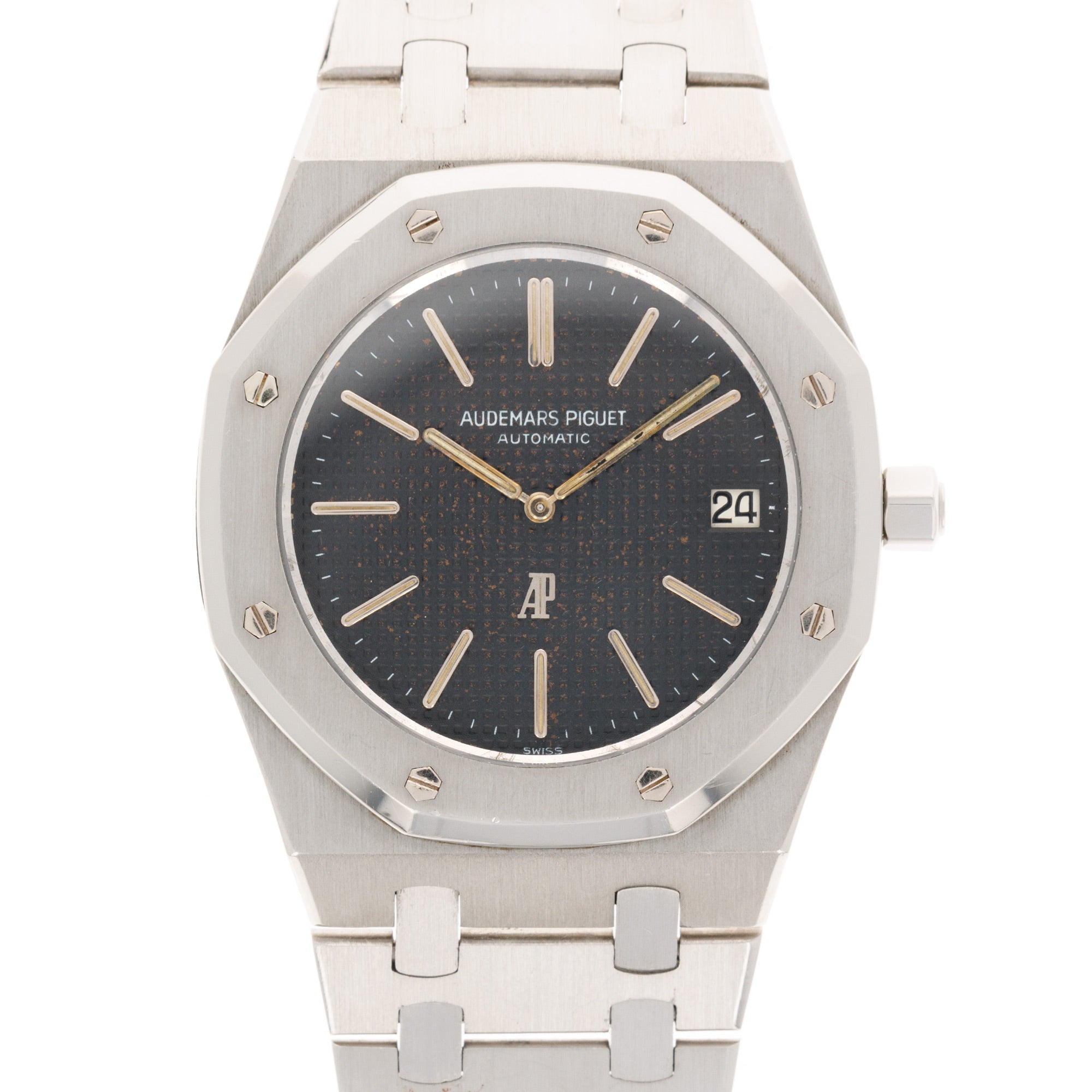 Audemars Piguet - Audemars Piguet Steel Transitional Jumbo Royal Oak Ref. 5402 Rare No Serial Watch - The Keystone Watches